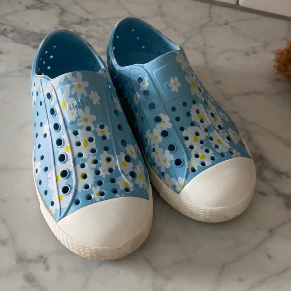 Native shoes size ten.